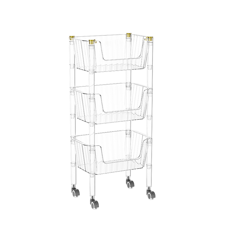 CLARE CART UTILIDADE DE 3 DRAWERS com rodas