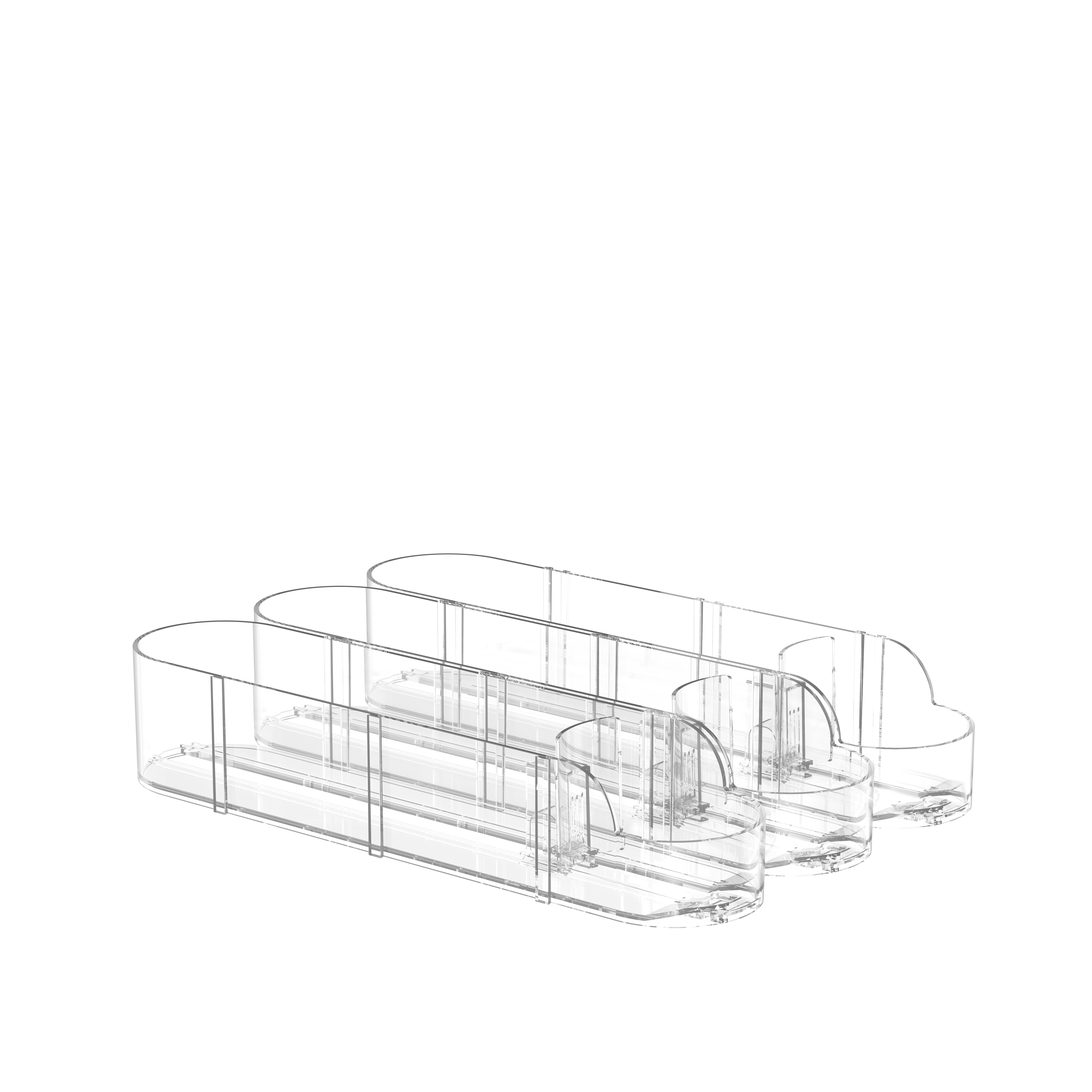 Organizador de bebida de geladeira auto -empurrada