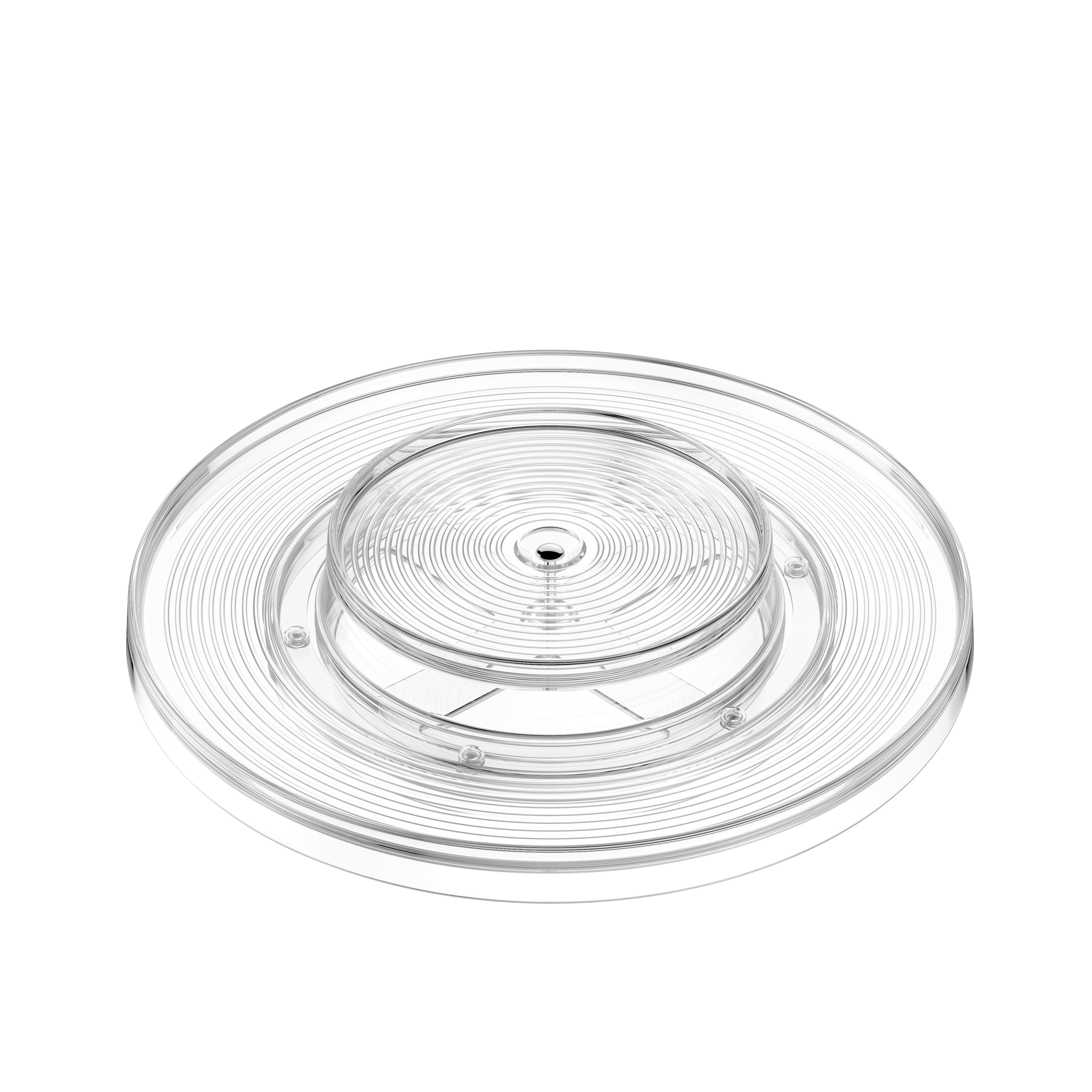 Organizador de 2 camadas giratórias para gabinete